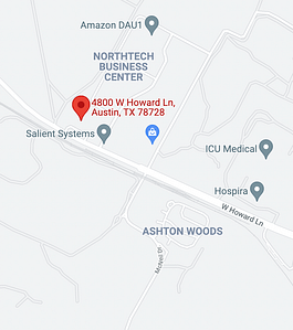 Map showing the Cleanscapes Austin location.